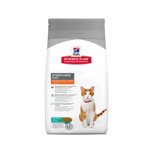 Hill's Science Plan - Feline Young Adult - Sterilised - Tuna 3 Hill's Science Plan - Feline Young Adult - Sterilised - Tuna