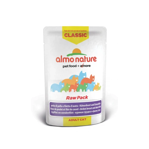 Almo Nature HFC Natural Cat Food - Meal Pouch - Chicken & Duck 3 Almo Nature HFC Natural Cat Food - Meal Pouch - Chicken & Duck