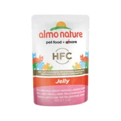 Almo Nature HFC Jelly Cat Food - Meal Pouch - Tuna, Chicken And Ham
