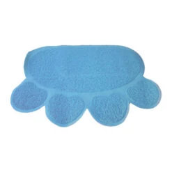 Boon Litter Tray Mat Paw -Supplies Store boon uitloopmat poot 60 x 45 cm lichtblauw 57918 0500 none