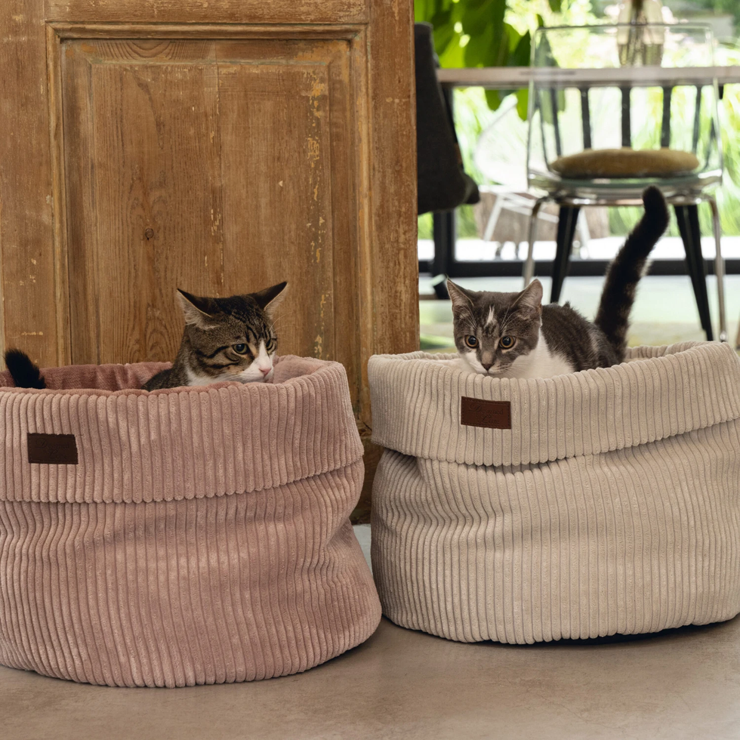 Designed By Lotte Ribbed Cat Bed 11 Designed By Lotte Ribbed Cat Bed - Image 9