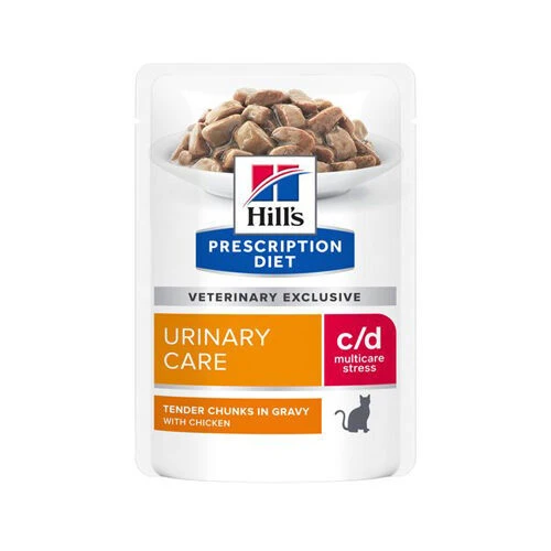 Hill's C/d Urinary Care - Urinary Stress - Prescription Diet - Feline - Meal Pouch - Image 2