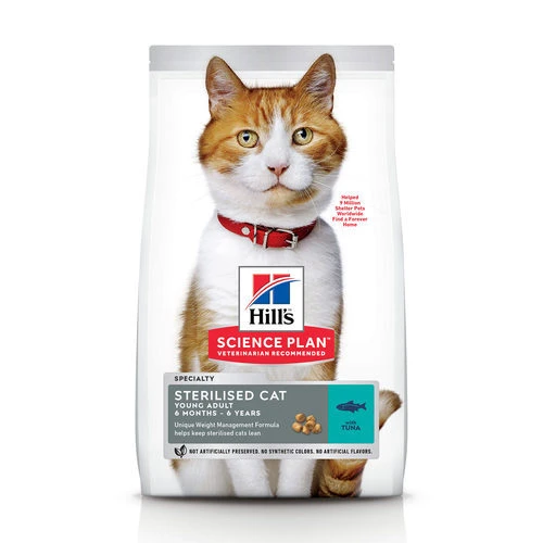 Hill's Science Plan - Feline Young Adult - Sterilised - Tuna 4 Hill's Science Plan - Feline Young Adult - Sterilised - Tuna - Image 2