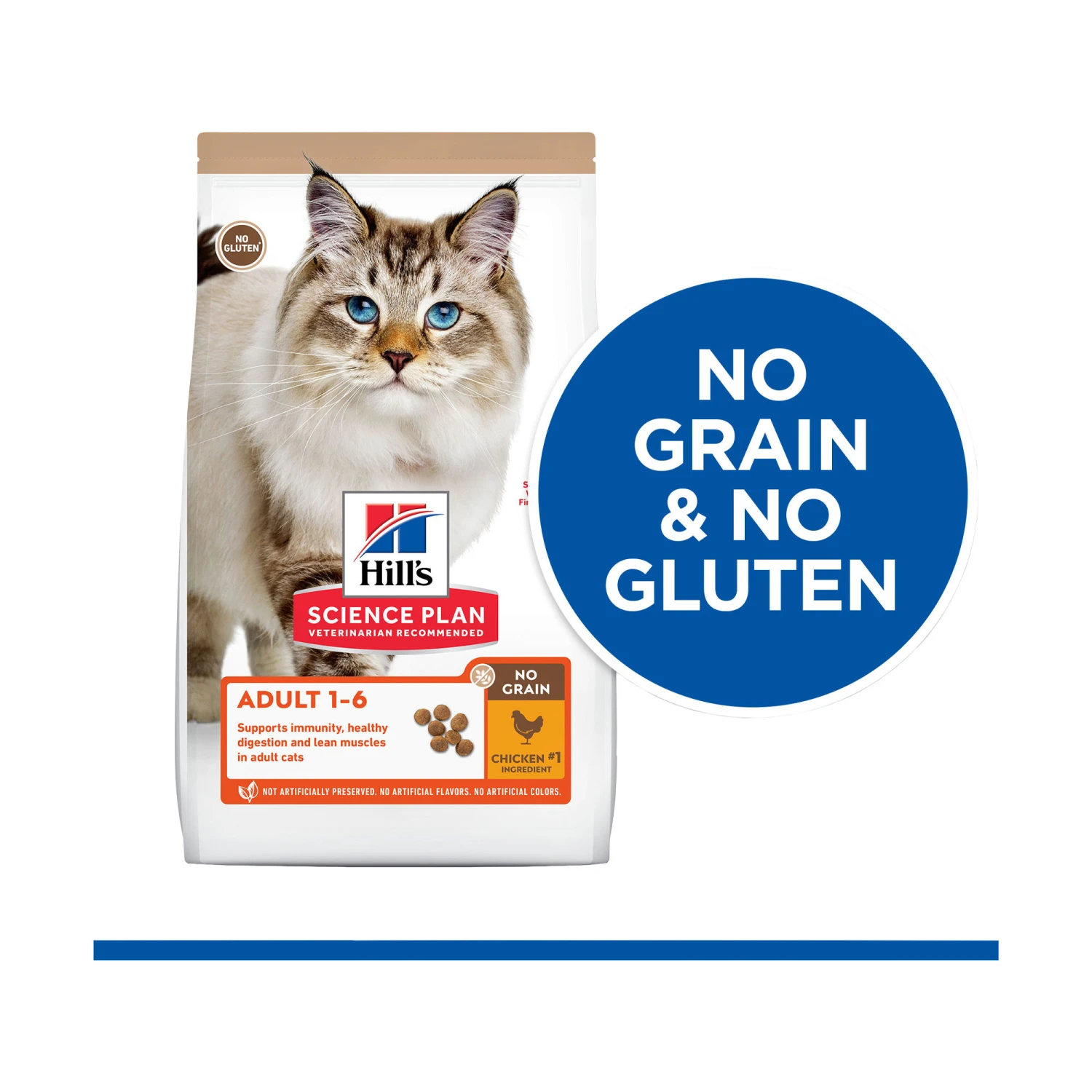 Hill's Science Plan No Grain Adult Cat Food - Chicken