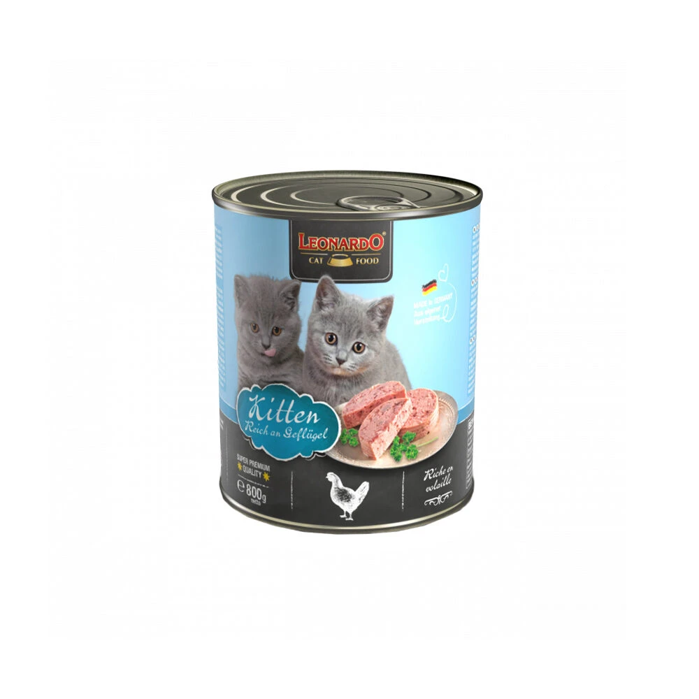 Leonardo Kitten Wet Food In Can 3 Leonardo Kitten Wet Food In Can
