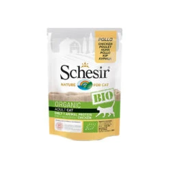 Schesir Organic Cat Adult - Meal Pouches - Chicken