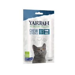 Yarrah - Fish Chew Stick Cat Snacks Bio -Supplies Store yarrah kattensnack chew stick met vis bio 1